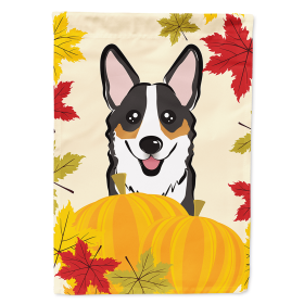 Corgi - Tricolor - Thanksgiving  Day House Flag