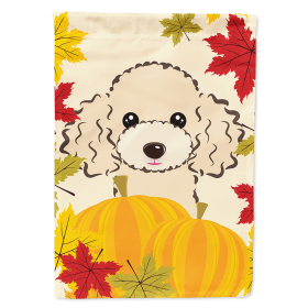 Poodle - Buff - Thanksgiving  Day House Flag