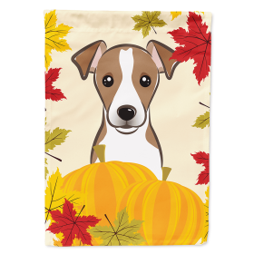 Jack Russell Terrier Thanksgiving  Day House Flag