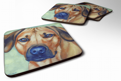 Rhodesian Ridgeback Art Foam Coaster