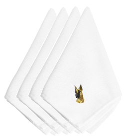 Great Dane Embroidered Napkins Set of 4