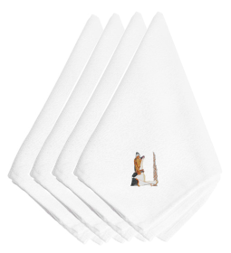 Coonhound Embroidered Napkins Set of 4