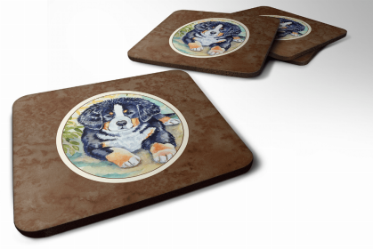 Bernese Mountain Dog 1 Art Foam Coaster