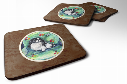 Japanese Chin Art Foam Coaster