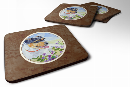 Jack Russell Terrier 1 Art Foam Coaster