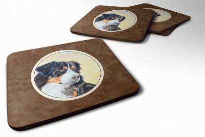 Bernese Mountain Dog 2 Art Foam Coaster