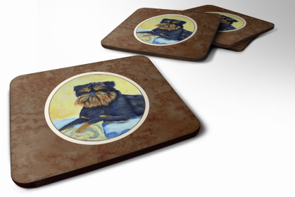 Brussels Griffon 2 Art Foam Coaster