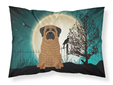 Mastiff - Brindle - Halloween Scary Fabric Standard Pillowcase