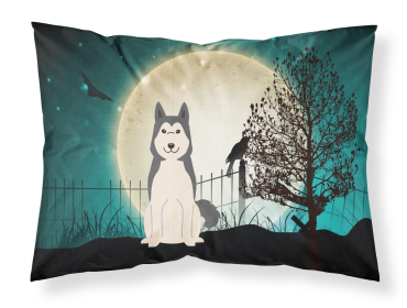 West Siberian Laika Spitz Halloween Scary Fabric Standard Pillowcase