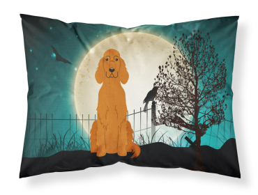 Irish Setter Halloween Scary Fabric Standard Pillowcase