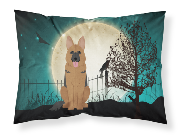 German Shepherd Halloween Scary Fabric Standard Pillowcase