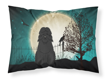 Bouvier des Flandres Halloween Scary Fabric Standard Pillowcase