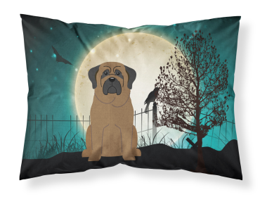 Bullmastiff Halloween Scary Fabric Standard Pillowcase