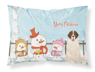 Moscow Watchdog Merry Christmas Carolers Standard Pillowcase