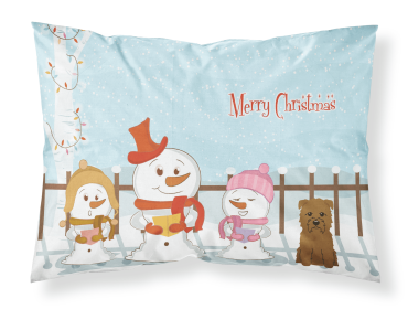 Glen of Imaal - Tan - Merry Christmas Carolers Standard Pillowcase