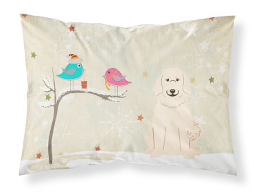 Great Pyrenees Christmas Presents between Friends Fabric Standard Pillowcase