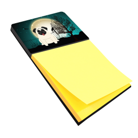 Pug - Cream 1 Holiday Sticky Note Holder