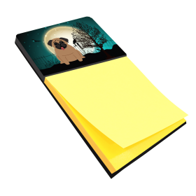 Pug - Dark Brown 1 Holiday Sticky Note Holder