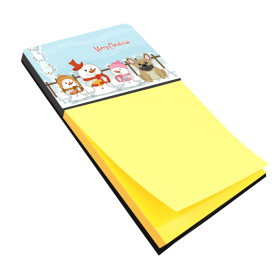 French Bulldog - Cream 1 Holiday Sticky Note Holder