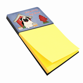 Pug - Cream Doghouse Collection Sticky Note Holder