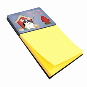 French Bulldog - Piebald Doghouse Collection Sticky Note Holder