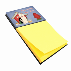 German Shepherd - White Doghouse Collection Sticky Note Holder