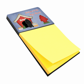 Poodle - Black Doghouse Collection Sticky Note Holder