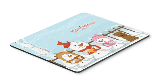 Glen of Imaal - Tan - Merry Christmas Carolers Mouse Pad