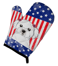 Maltese American Flag Oven Mitt