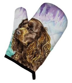 American Water Spaniel Artwork Oven Mitt