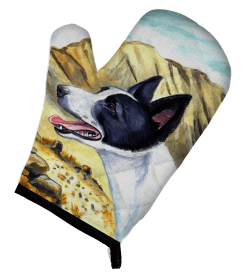 Canaan Dog Artwork Oven Mitt