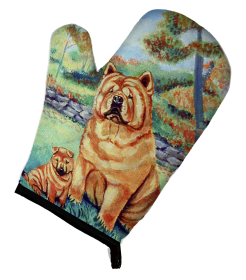 Chow Chow 1 Artwork Oven Mitt