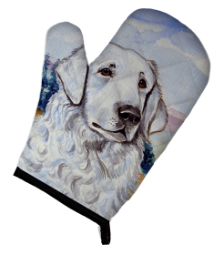 Kuvasz Artwork Oven Mitt