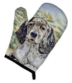 English Setter Artwork Oven Mitt