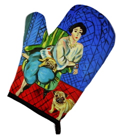 Pug 3 Artwork Oven Mitt