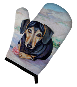 Dachshund 2 Artwork Oven Mitt