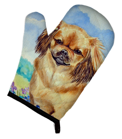 Tibetan Spaniel 1 Artwork Oven Mitt