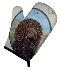 Irish Water Spaniel Artwork Oven Mitt