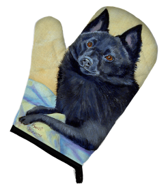 Schipperke 1 Artwork Oven Mitt