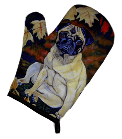 Pug - Fawn - Artwork Oven Mitt