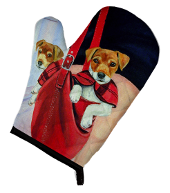 Jack Russell Terrier Artwork Oven Mitt