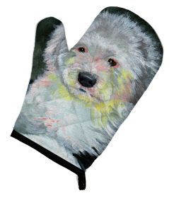 Old English Sheepdog Artwork Oven Mitt