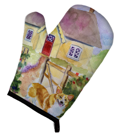 Corgi 15 Artwork Oven Mitt