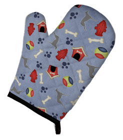 Scottish Deerhound Doghouse Collection Oven Mitt