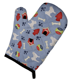 Polish Tatra Sheepdog Doghouse Collection Oven Mitt