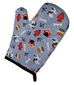 Japanese Chin 1 Doghouse Collection Oven Mitt