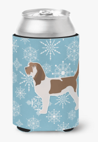 Petit Basset Griffon Vendeen Snowflake Dog Design Can Hugger