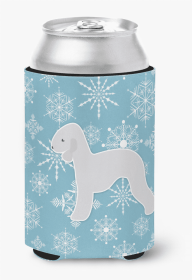 Bedlington Terrier Snowflake Dog Design Can Hugger