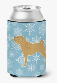 Shar Pei Snowflake Dog Design Can Hugger