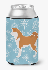 Akita Snowflake Dog Design Can Hugger